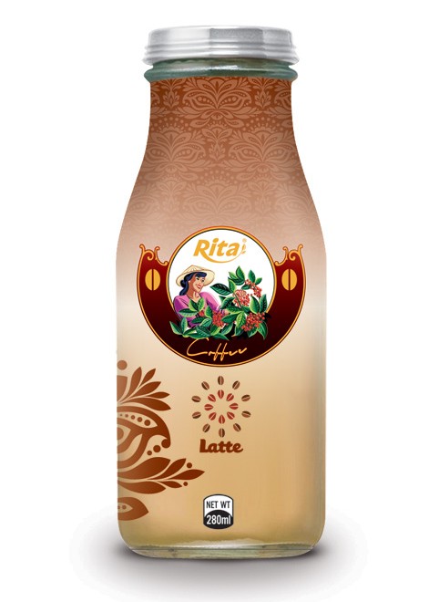 280ml  Coffee Latte Glass bottle1